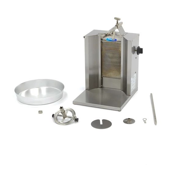 Gyros / Kebab grill gáz - 1 égő - 10 kg hús