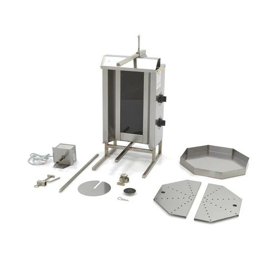 Gyros / Kebab grill elektromos - 2 égővel - 20kg hús