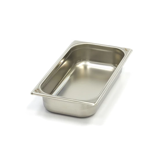 Gasztronorm tartály 1/3 GN - 6,5cm mély - 32,5 x 17,6cm - Rozsdamentes acél