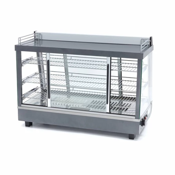 Fűtött bemutatóvitrin 91,5cm - 3 polc - 136L