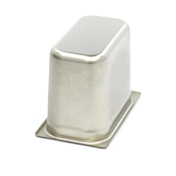 Gasztronorm tartály 1/4 GN - 20cm mély - 26,5 x 16,2cm - Rozsdamentes acél