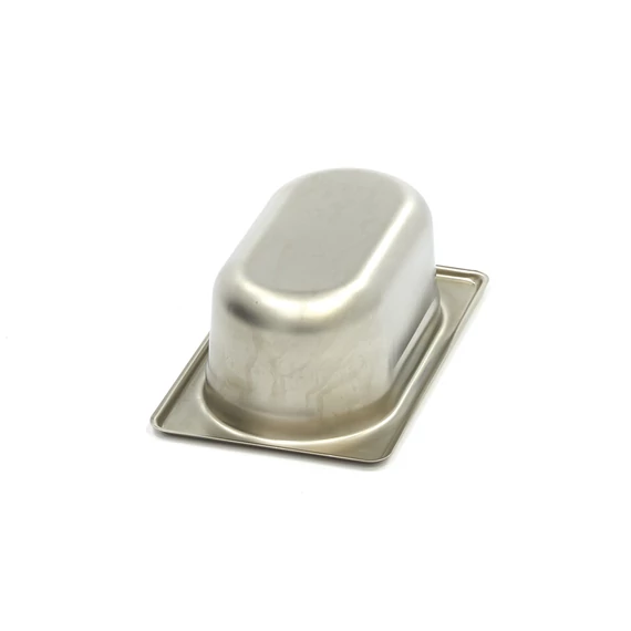 Gastronorm tartály 1/9 GN - 6,5cm mély - 17,6 x 10,8cm - Rozsdamentes acél