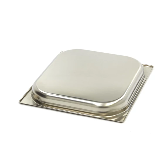 Gasztronorm tartály 2/3 GN - 4cm mély - 32,5 x 35,4cm - Rozsdamentes acél