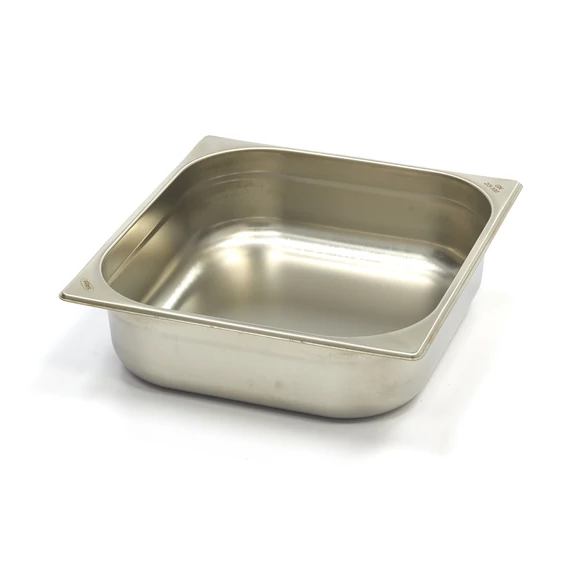 Gasztronorm tartály 2/3 GN - 10cm mély - 32,5 x 35,4cm - Rozsdamentes acél