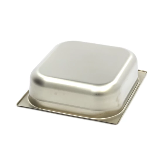 Gasztronorm tartály 2/3 GN - 10cm mély - 32,5 x 35,4cm - Rozsdamentes acél