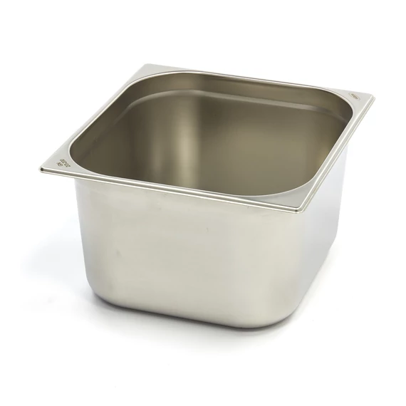 Gasztronorm tartály 2/3 GN - 20cm mély - 32,5 x 35,4cm - Rozsdamentes acél