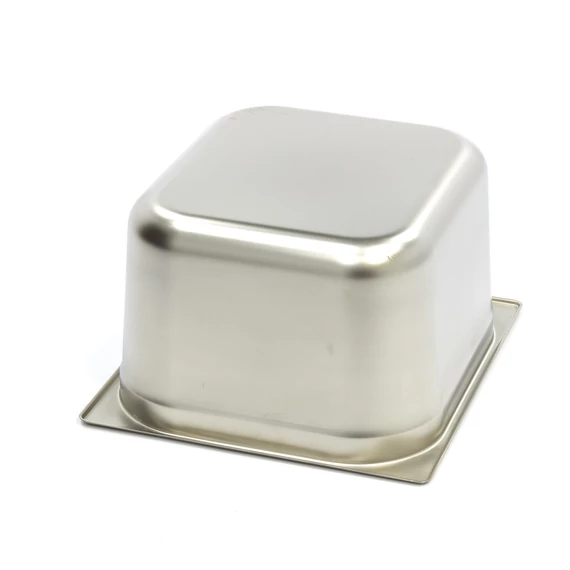Gasztronorm tartály 2/3 GN - 20cm mély - 32,5 x 35,4cm - Rozsdamentes acél