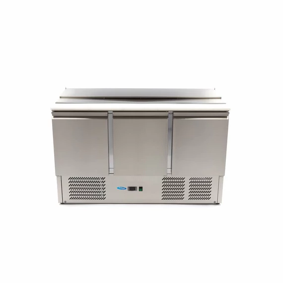 Salátás hűtő - 3 ajtós - 137cm - 257L - vágódeszkával együtt