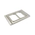 Menü tálca 227 x 178 mm - Kicsi - 2 rekeszes