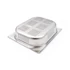 Gasztronorm tartály 1/2 GN - Perforált - 6,5cm mély - 32,5 x 26,5cm - Rozsdamentes acél