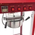 Popcorn gép - 150gr - melegítő vitrinnel