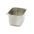 Gasztronorm tartály 1/2 GN - 20cm mély - 32,5 x 26,5cm - Rozsdamentes acél