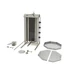 Gyros / Kebab grill elektromos - 4 égővel - 50kg hús
