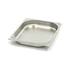 Gasztronorm tartály 1/2 GN - 4cm mély - 32,5 x 26,5cm - Rozsdamentes acél
