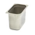 Gasztronorm tartály 1/4 GN - 20cm mély - 26,5 x 16,2cm - Rozsdamentes acél