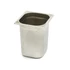 Gasztronorm tartály 1/6 GN - 20cm mély - 17,6 x 16,2cm - Rozsdamentes acél