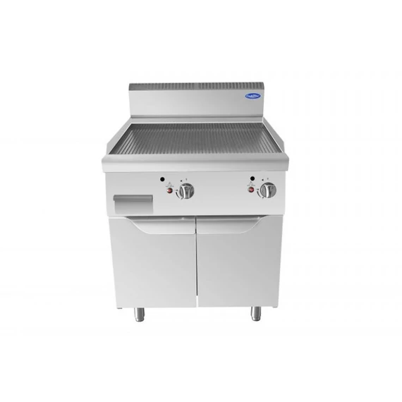 Prémium lábon álló barázdált felületű gázgrill dupla Cook Rite by Atosa