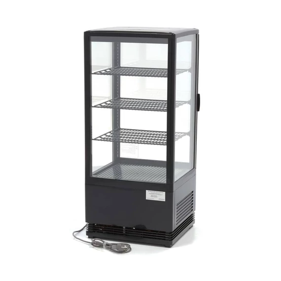 Asztali hűtővitrin 43cm - 78L