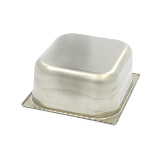 Gasztronorm tartály 2/3 GN - 15cm mély - 32,5 x 35,4cm - Rozsdamentes acél